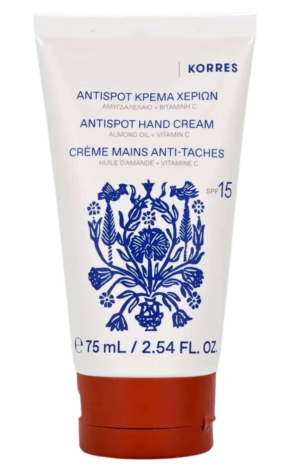 Крем для рук KORRES с миндальным маслом и витамином С, 75 мл