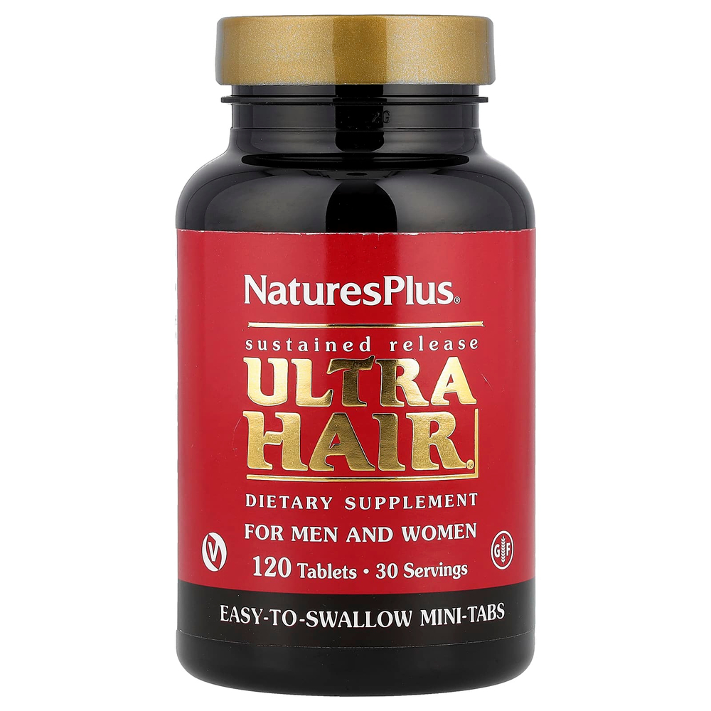 NaturesPlus, Ultra Hair®, для мужчин и женщин, 120 таблеток