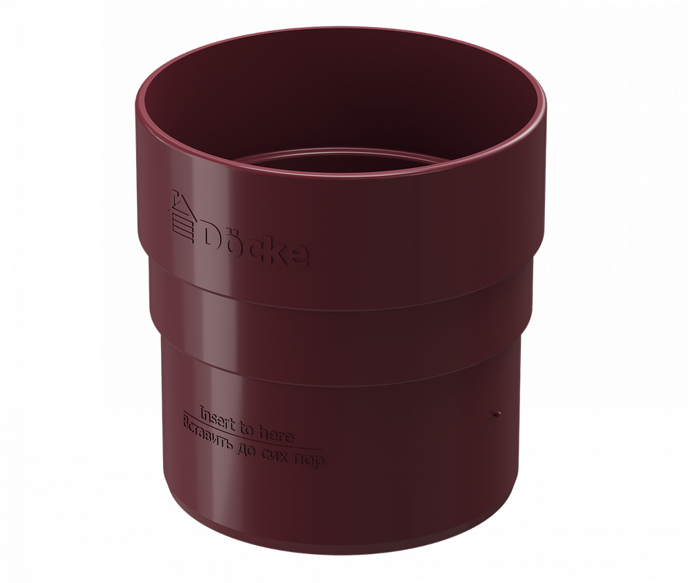 Docke STANDARD Муфта соединительная 80 мм (Красный 3005)