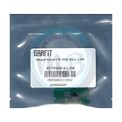 Чип для картриджа Kyocera TK-5430K, Black, 1.25K, Grafit