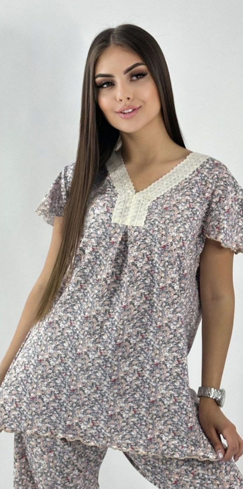 Пижама бриджи+футболка к/р 0212