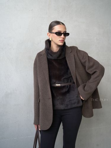 Пиджак из шерсти шоколадного цвета