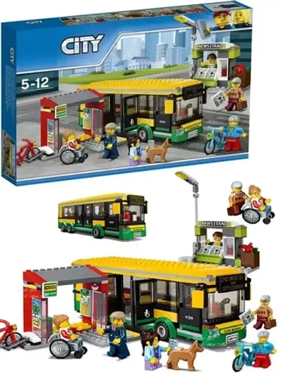 Конструктор Сити Автобусная остановка 337 деталей