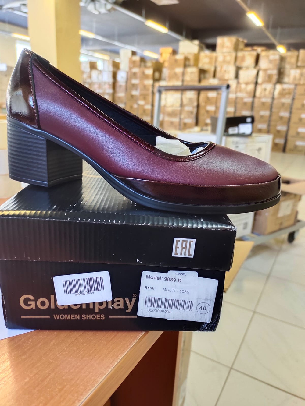Туфли женские GOLD PLAY 9039D-1036