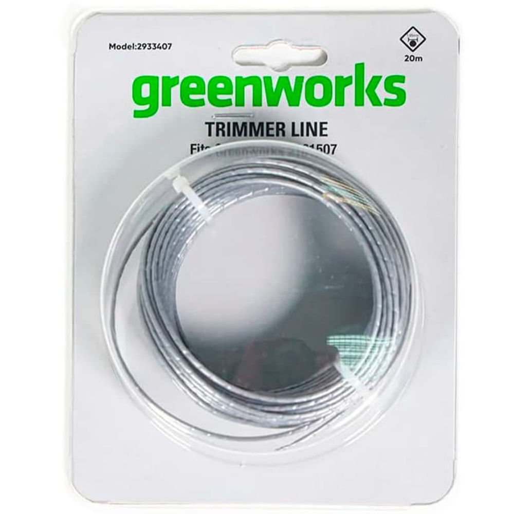 Леска для триммера Greenworks 1,65мм 2933407