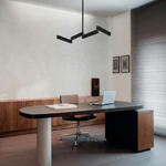 740147 Люстра DIVE LED 72W 3700LM G ЧЕРНЫЙ 4000K