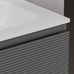 Тумба подвесная под раковину Sancos Folk, Grey soft 590х445х500