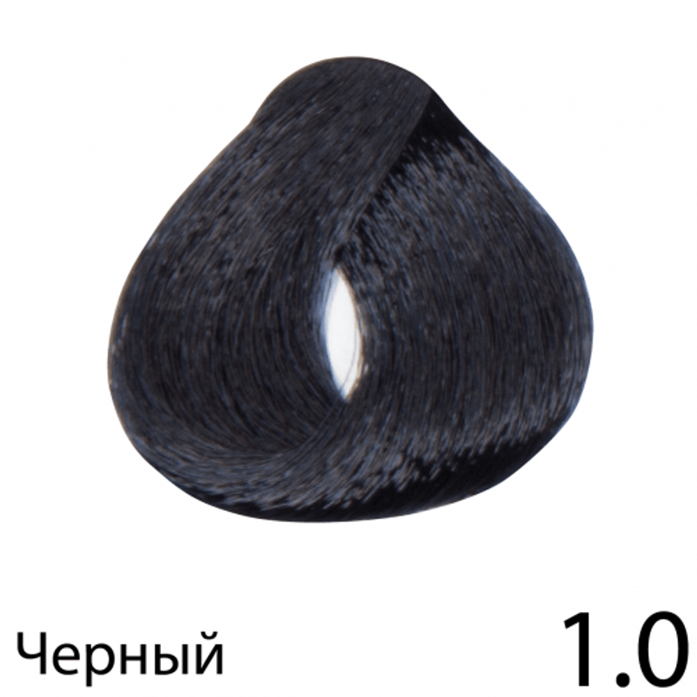 Перманентная крем-краска для волос без аммиака, Regal Zero (черная), 1.0, BES