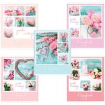 Тетрадь А5, 96 л., BRAUBERG, клетка, обложка картон, ПАСТЕЛЬ, 403066, 5шт