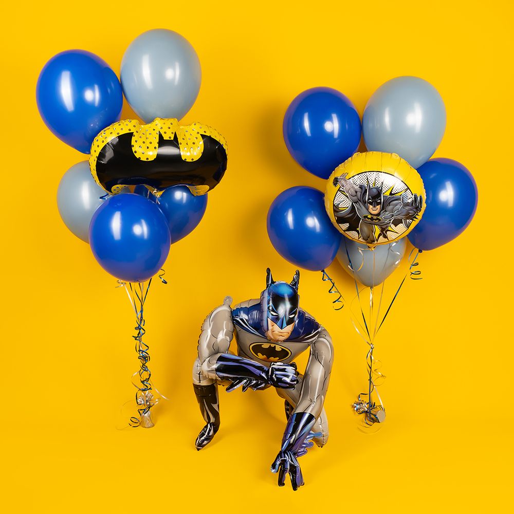 Шар (18''/46 см) Круг, Бэтмен, Дизайн №2, 1 шт. в уп.