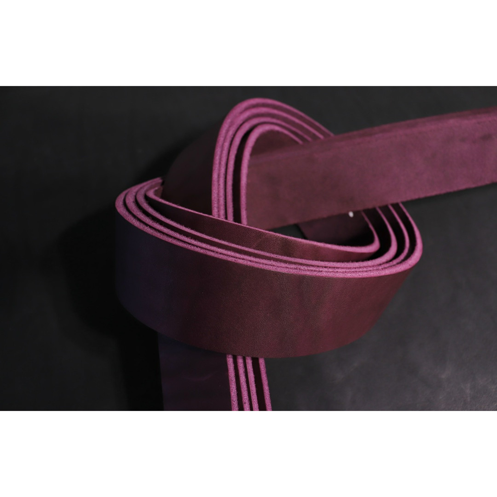 Ременная заготовка Винная гладкая ⠀