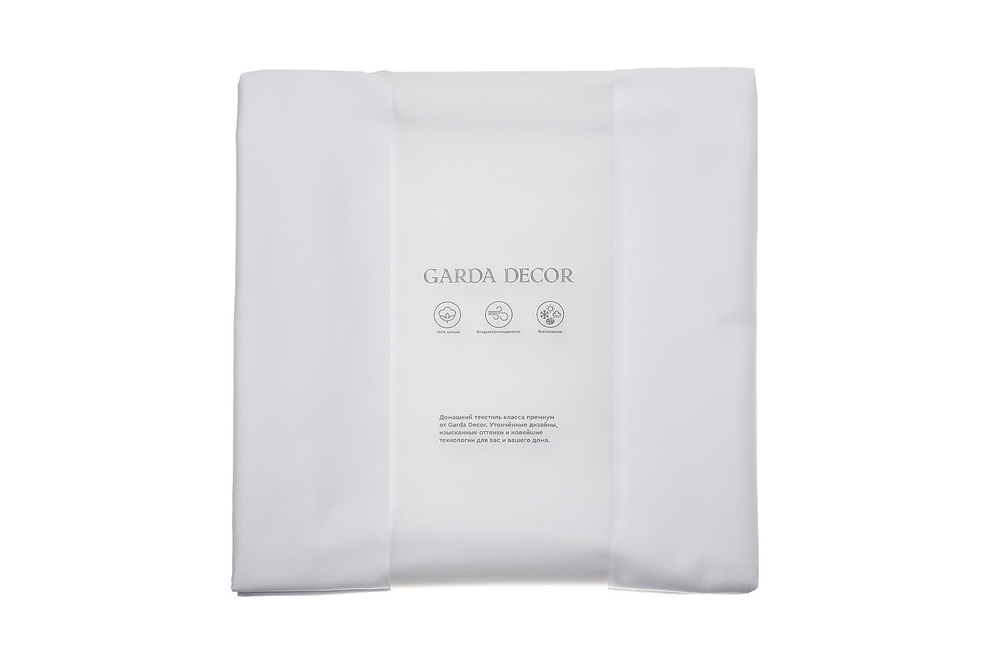 Простыня на резинке 160x200x30 Garda Decor серая