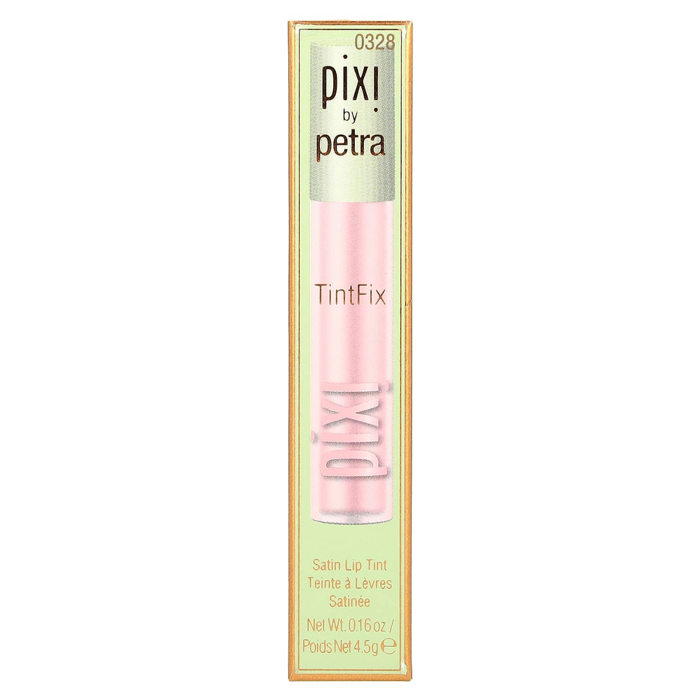 Pixi Beauty, TintFix, сатиновый тинт для губ, 0328 Heavenly, 4,5 г (0,16 унции)