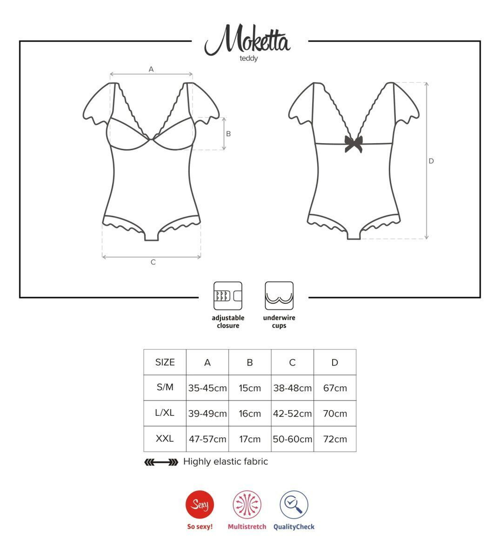 Боди Moketta с сетчатыми вставками и коротенькими рукавчиками (Размер: S-M) (Цвет: фиолетовый)