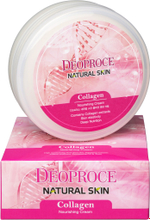 Deoproce. Питательный крем для лица и тела с морским коллагеном Natural Skin. Collagen Nourishing Cream