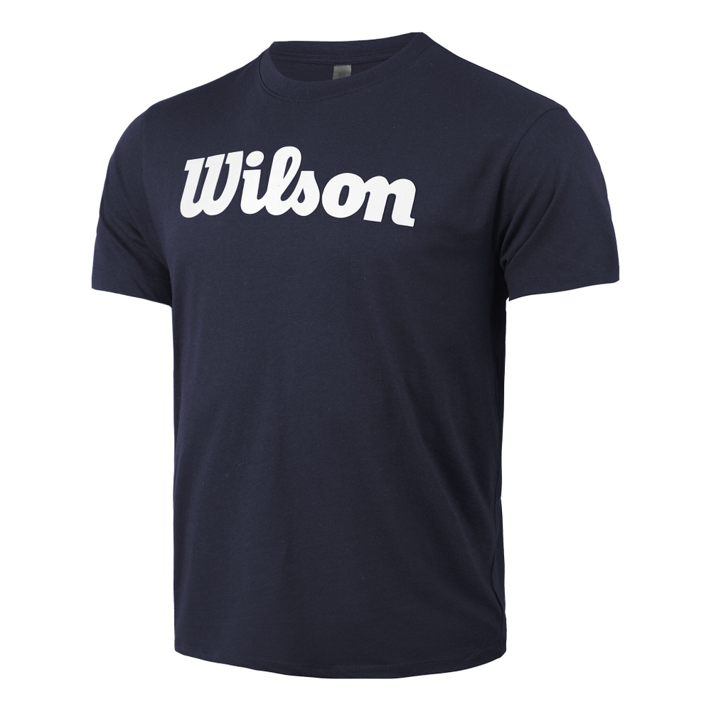 Мужское теннисное поло Wilson Script Tech T-Shirt Men - Blue