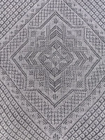 Оренбургский пуховый платок-паутинка А140-01 белый отбеленный