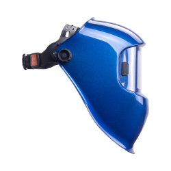 Маска сварщика КОРУНД-5 синяя без коробки (ф-р 2100V, пр-во FoxWeld)