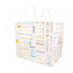 Пакет бумажный с ручками " " 32+21*28,5 см, крафт-бумага, 1 шт, Garcia de Pou