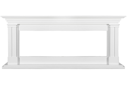 Каминокомплект Lyon 60 - Белый с очагом Vision 60 LED