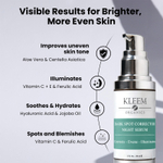 Kleem Organics, ночная сыворотка, корректирующая темные пятна, 30 мл (1 жидк. унция)