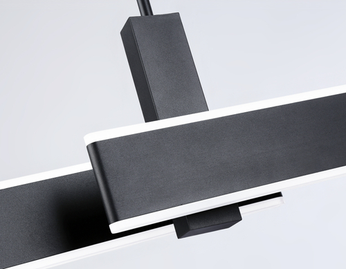 Подвесной светодиодный светильник FA6667 BK черный 42W 3000K-6400K 640*30*900 (Без ПДУ)