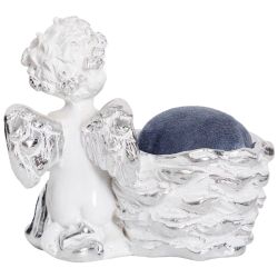 Игольница Ин Лав Белая Сильвер