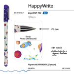 Ручка шариковая 0.5мм синяя "HappyWrite. Космос" (Bruno Visconti)