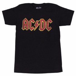 Футболка AC/DC  ( надпись красная )
