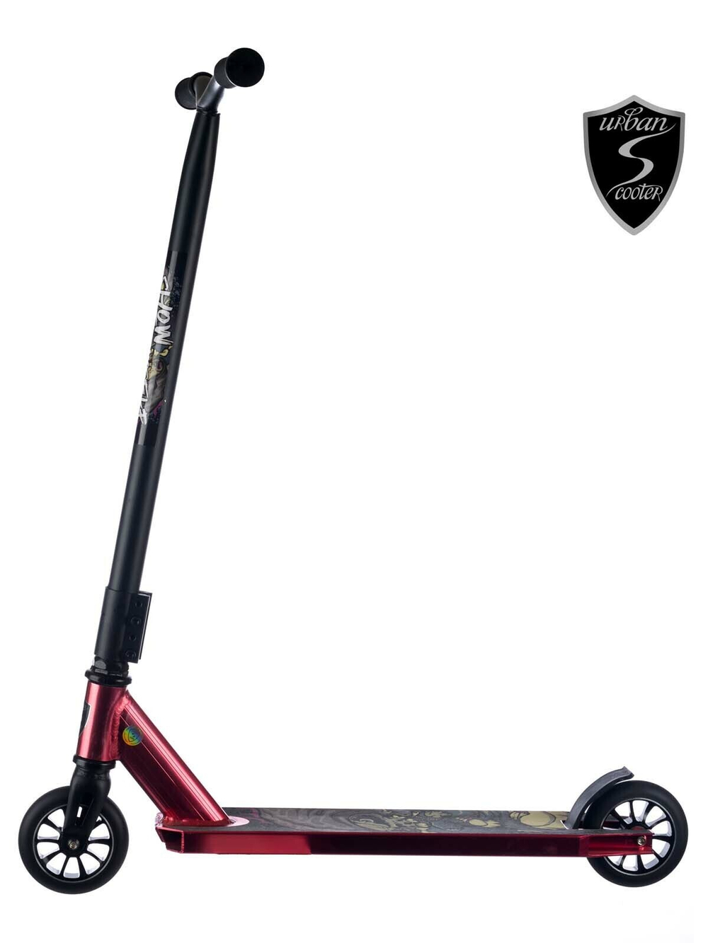 Трюковой самокат Urban Scooter Extreme 110 Print Ghost красный