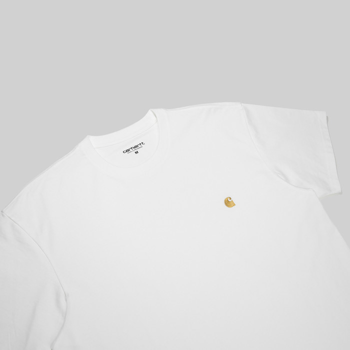 Футболка мужская Carhartt WIP Chase артикул:I026391_white - купить в магазине Дайс