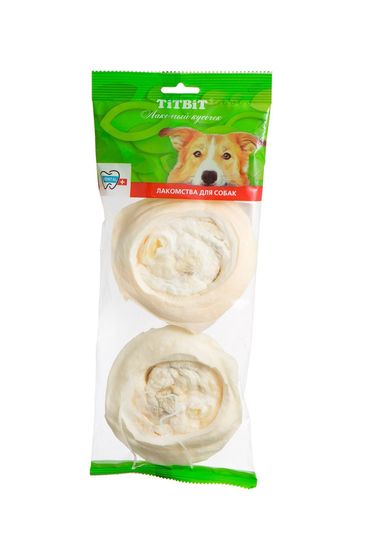 Titbit Ухо говяжье внутренние, мягкая упаковка 81 гр