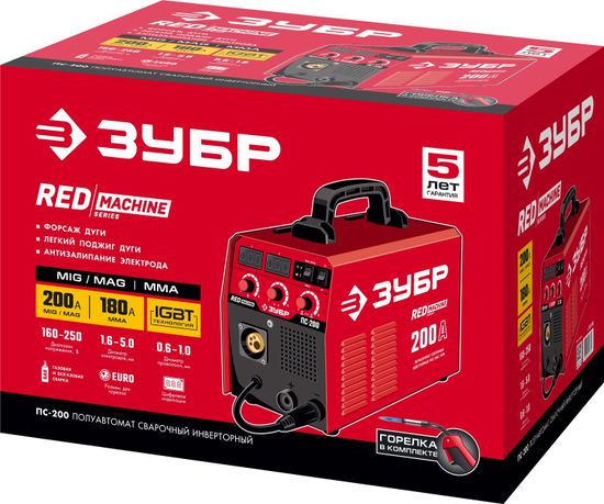 Сварочный полуавтомат "ЗУБР" ПС-200