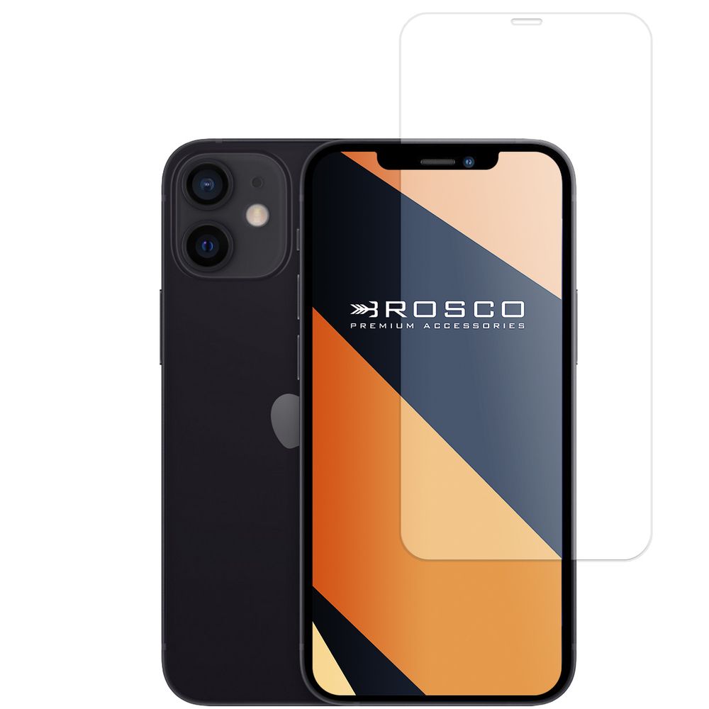 Защитное стекло ROSCO для Apple iPhone 12 Pro Max оптом (арт. IP12PROMAX-FSP-GLASS-BLACK)