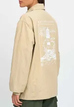 Куртка Kefirmaykifer Коуч Оверсайз песочный