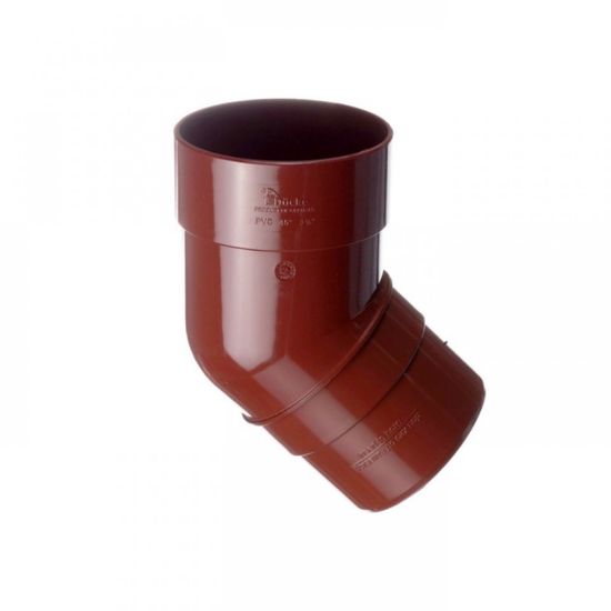 Колено поворотное ПВХ водосток ГРАНАТ