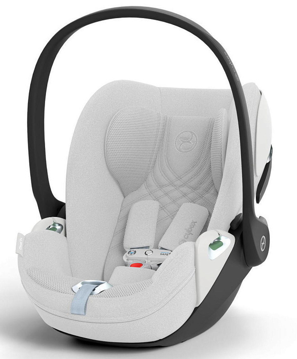 Коляска Cybex Talos S Lux SLV complete Cloud T Platinum White Plus 3 в 1 Stone Grey с дождевиками