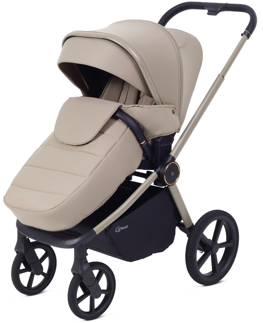 Детская коляска Rant Flex Therm Soft 3 в 1 с автокреслом Cruise Grey Sandy Beige