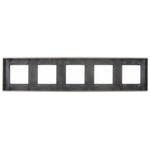 SKANDY Рамка 5-местная SK-F25Sh стекло шампань IEK