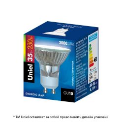 JCDR-35-GU10 Лампа галогенная Картонная упаковка