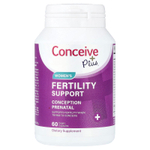 Conceive Plus, средство для поддержки женской фертильности, 60 веганских капсул