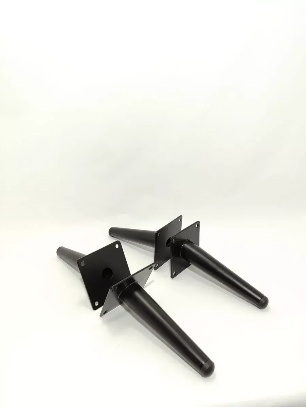 Ножки мебельные черные Штык Косой 150мм/4шт