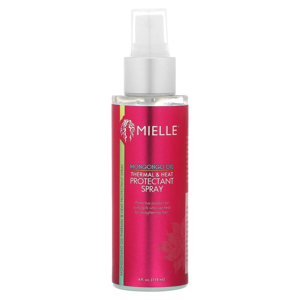 Mielle, Mongongo Oil, термозащитный спрей, 118 мл (4 жидк. унц.)