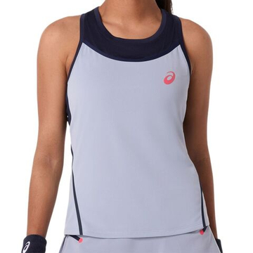 Женский топ теннисный Asics Match - grey blue