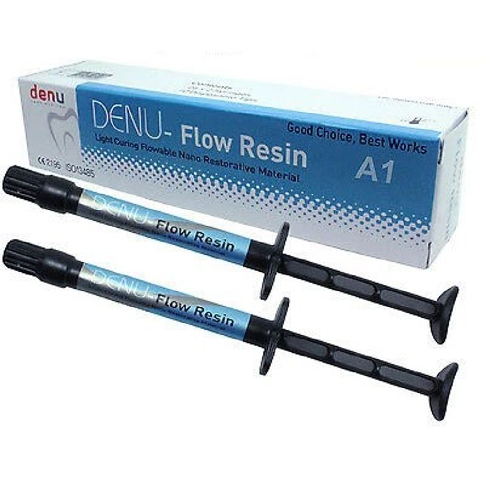 Композитный материал для реставрации зубов, (Denu Flow Resin A1) Композитный материал для реставрации зубов, (Denu Flow Resin A1)