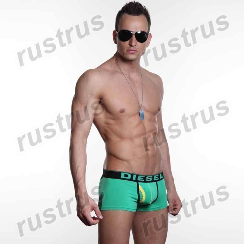 Мужские трусы хипсы зеленые DIESEL zDIS0058