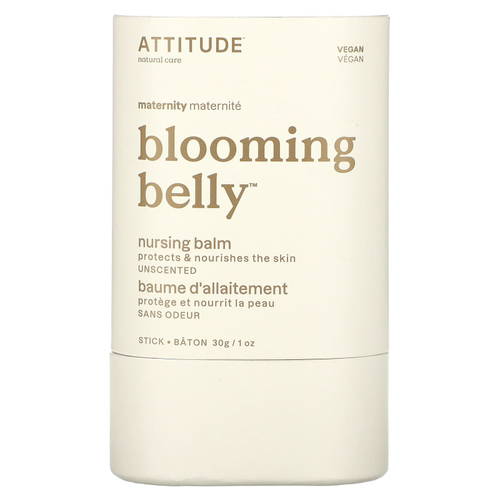 ATTITUDE, Blooming Belly, бальзам для кормления, без запаха, 30 г (1 унция)