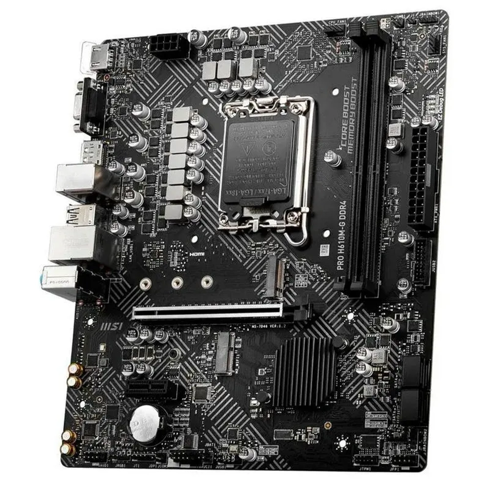 Материнская плата MSI PRO H610M-G DDR4 LGA1700 H610 mATX (PRO H610M-G DDR4)