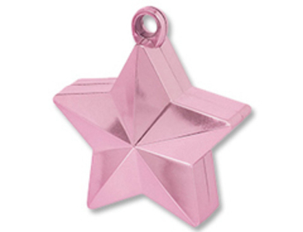 Грузик для шара Звезда Розовая 170гр.