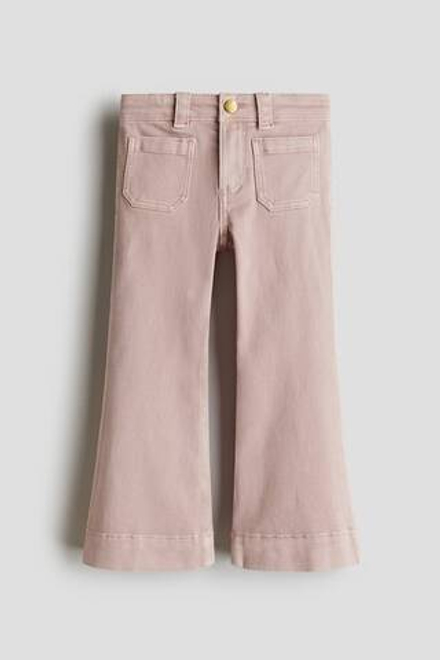 H&M Джинсы Flared Leg, светло-розовый